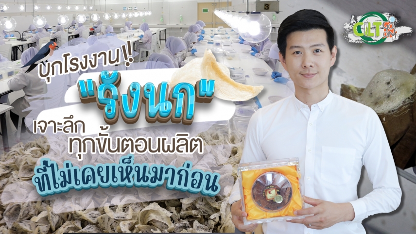 CLT Go On EP 14 : บุกโรงงานรังนก เจาะลึกทุกขั้นตอนผลิต ที่ไม่เคยเห็นมาก่อน